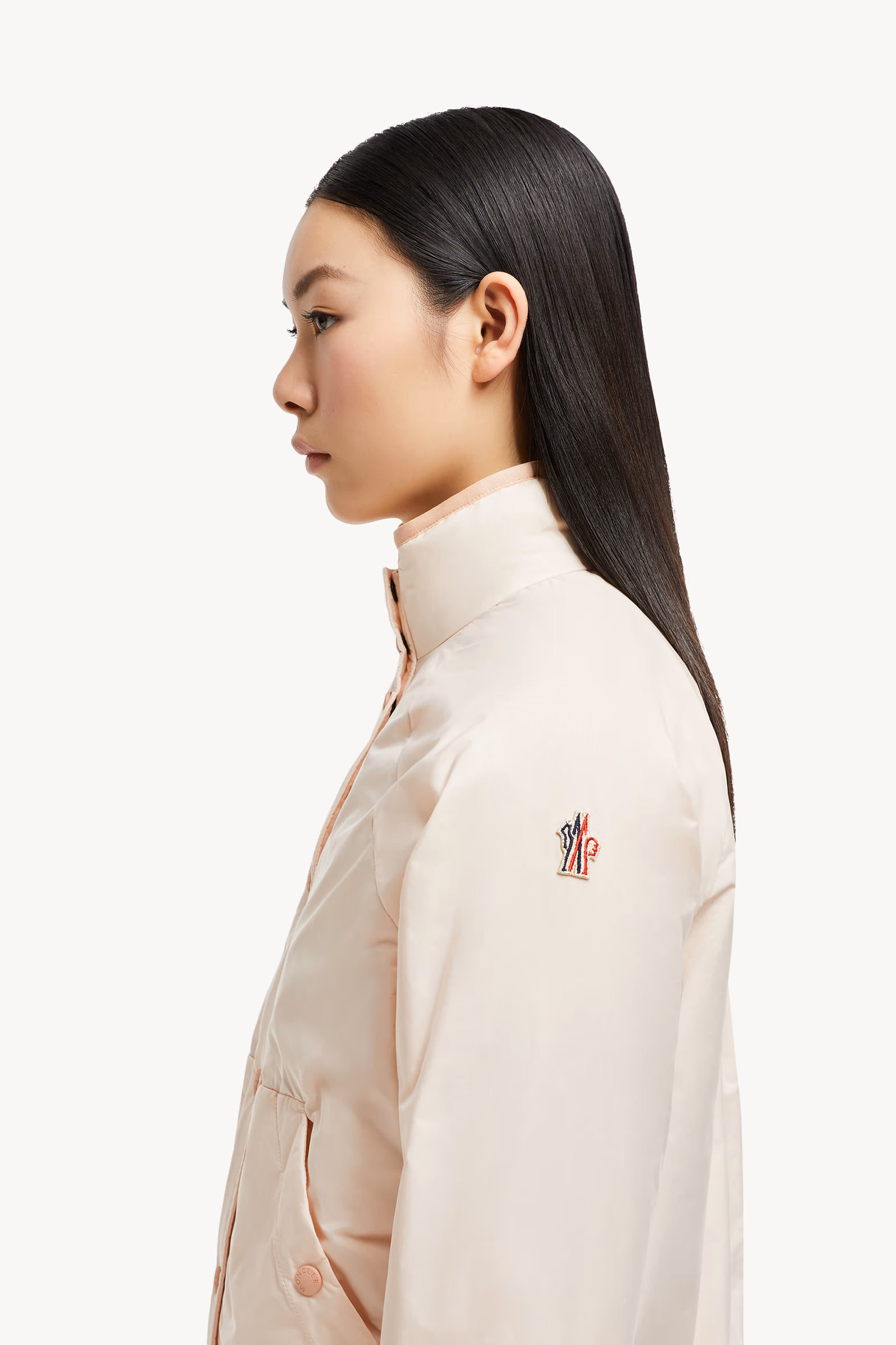 Reversible Polartec® Zip-Up Sweatshirt Women Light Pink Moncler 4